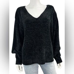 Tommy Bahama Black Chenille Sweater Size L